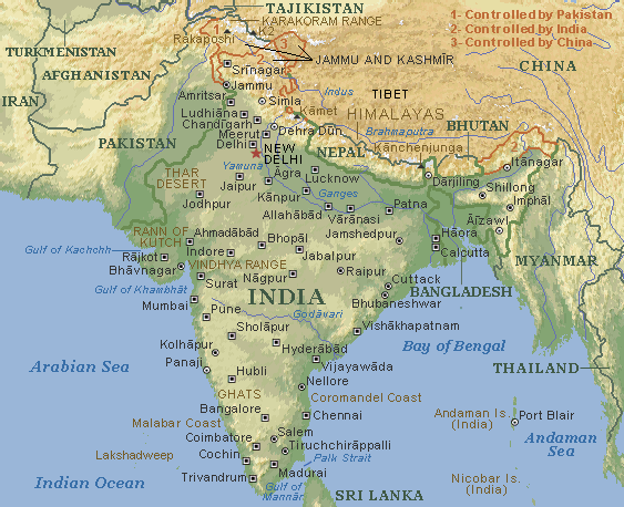 Información general de La India