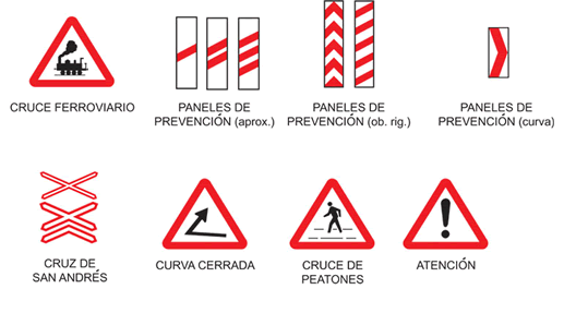 Información Vial: Señales Preventivas