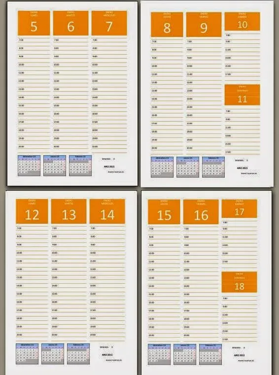 INFORMÁTICA INZAMAC: AGENDA DIETARIO 2015 LISTA PARA IMPRIMIR INFORMÁTICA INZAMAC: AGENDA DIETARIO 2015 LISTA PARA IMPRIMIR
