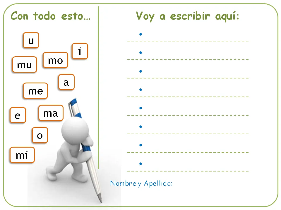 Informática para niños: 1° | Ma me mi mo mu