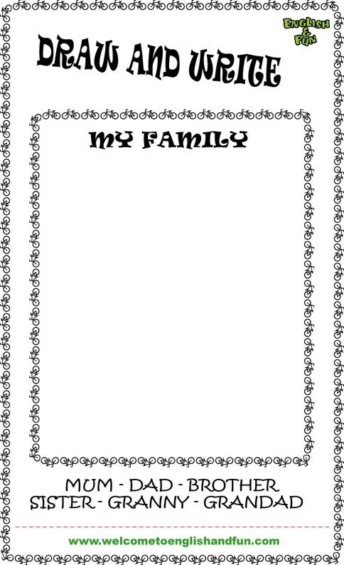 INGLÉS EN EL AULA: My family