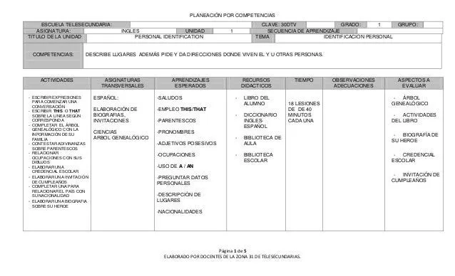 INGLES PRIMER GRADO
