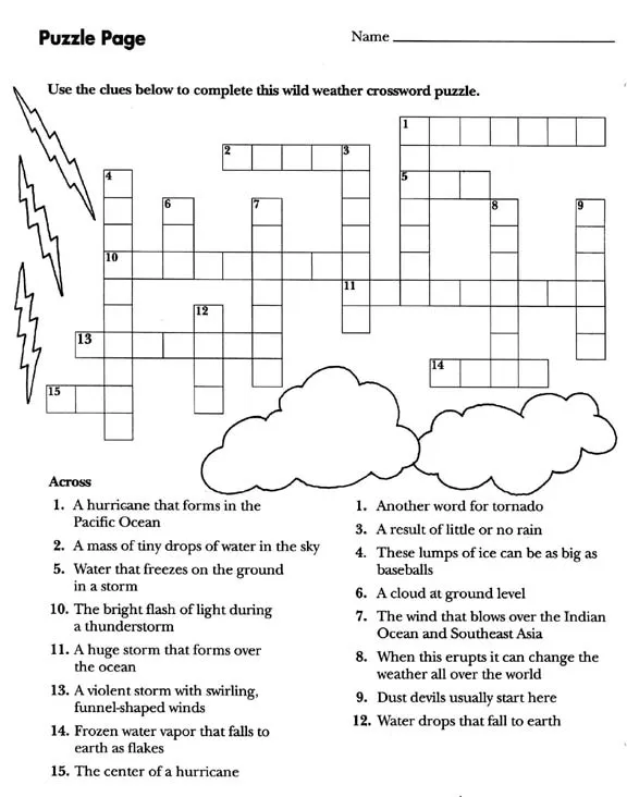 INGLES PARA NIÑOS (FICHAS): CRUCIGRAMAS EN INGLES