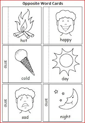 INGLES PARA NIÑOS (FICHAS): OPUESTOS, BIG - SMALL INGLES PARA NIÑOS (FICHAS): OPUESTOS, BIG - SMALL