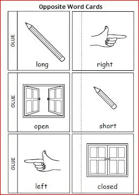 INGLES PARA NIÑOS (FICHAS): OPUESTOS, BIG - SMALL INGLES PARA NIÑOS (FICHAS): OPUESTOS, BIG - SMALL