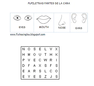 INGLES PARA NIÑOS (FICHAS): enero 2012