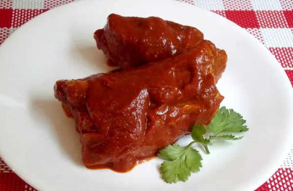 Ingredientes para preparar COSTILLAS DE CERDO EN SALSA ROJA