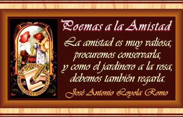 Ingreso Poemas a la Amistad 001 | RINCON POETICO LOYOLA