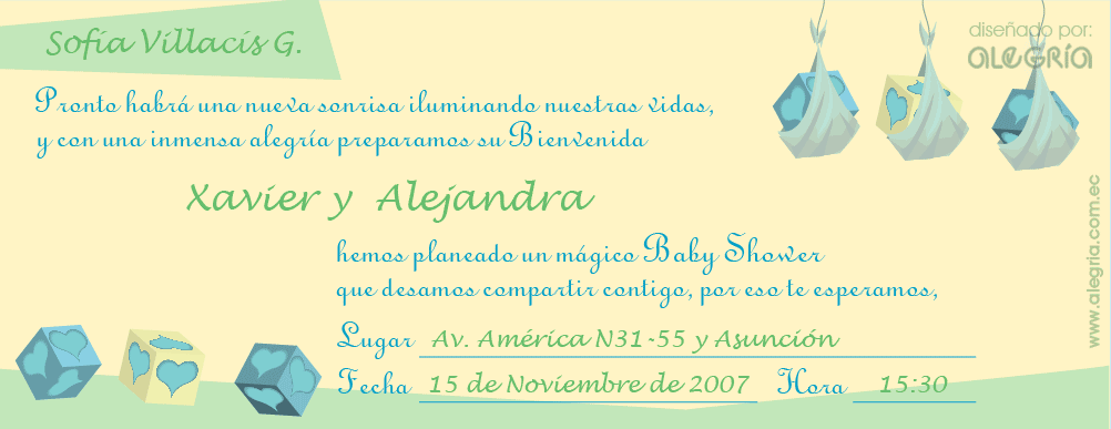 alegría: EL INICIO DE UN MÁGICO BABY SHOWER