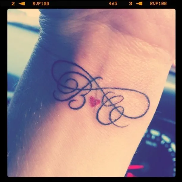Initials with infinity - Love this | Tatoos I like | Pinterest ...