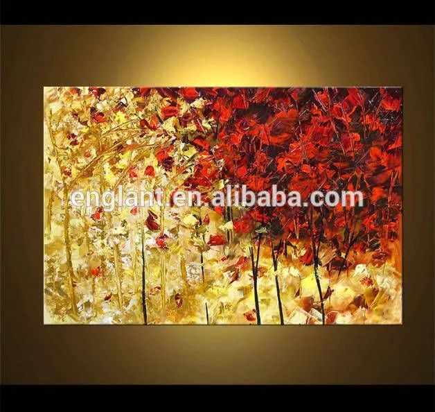 Innovador hechos a mano de fotos cuchillo pintura de árbol-Pintura ... Innovador hechos a mano de fotos cuchillo pintura de árbol-Pintura ...