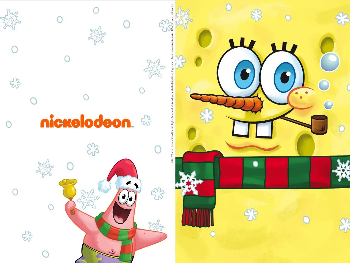 Inolgo - Entretenimiento Infantil: Fondos Navidad Bob Esponja 01 Inolgo - Entretenimiento Infantil: Fondos Navidad Bob Esponja 01