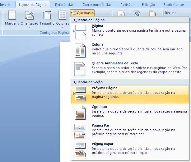 Como inserir numeração de paginas no Word 2007 somente nas páginas ... Como inserir numeração de paginas no Word 2007 somente nas páginas ...