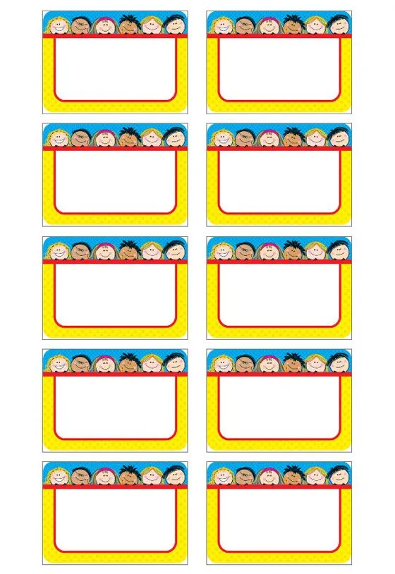 Insignias de etiquetas de nombres | Descargue plantillas de ...