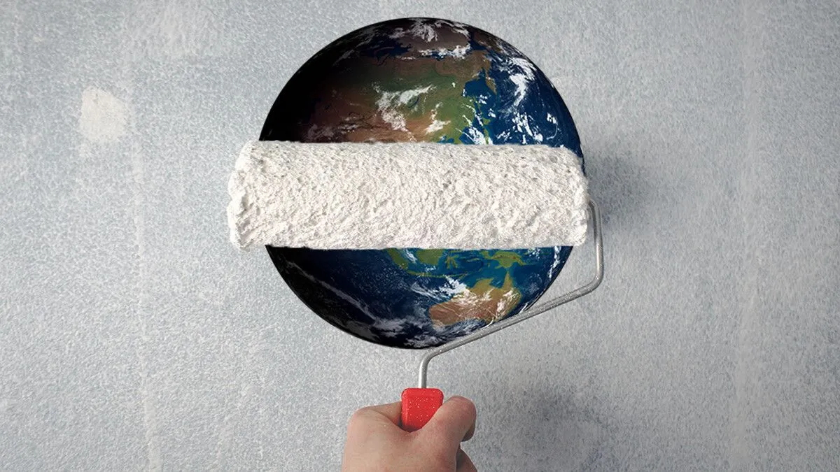 La insólita idea de un científico para detener el calentamiento global: pintar 2% del planeta con la pintura más blanca que existe La insólita idea de un científico para detener el calentamiento global: pintar 2% del planeta con la pintura más blanca que existe