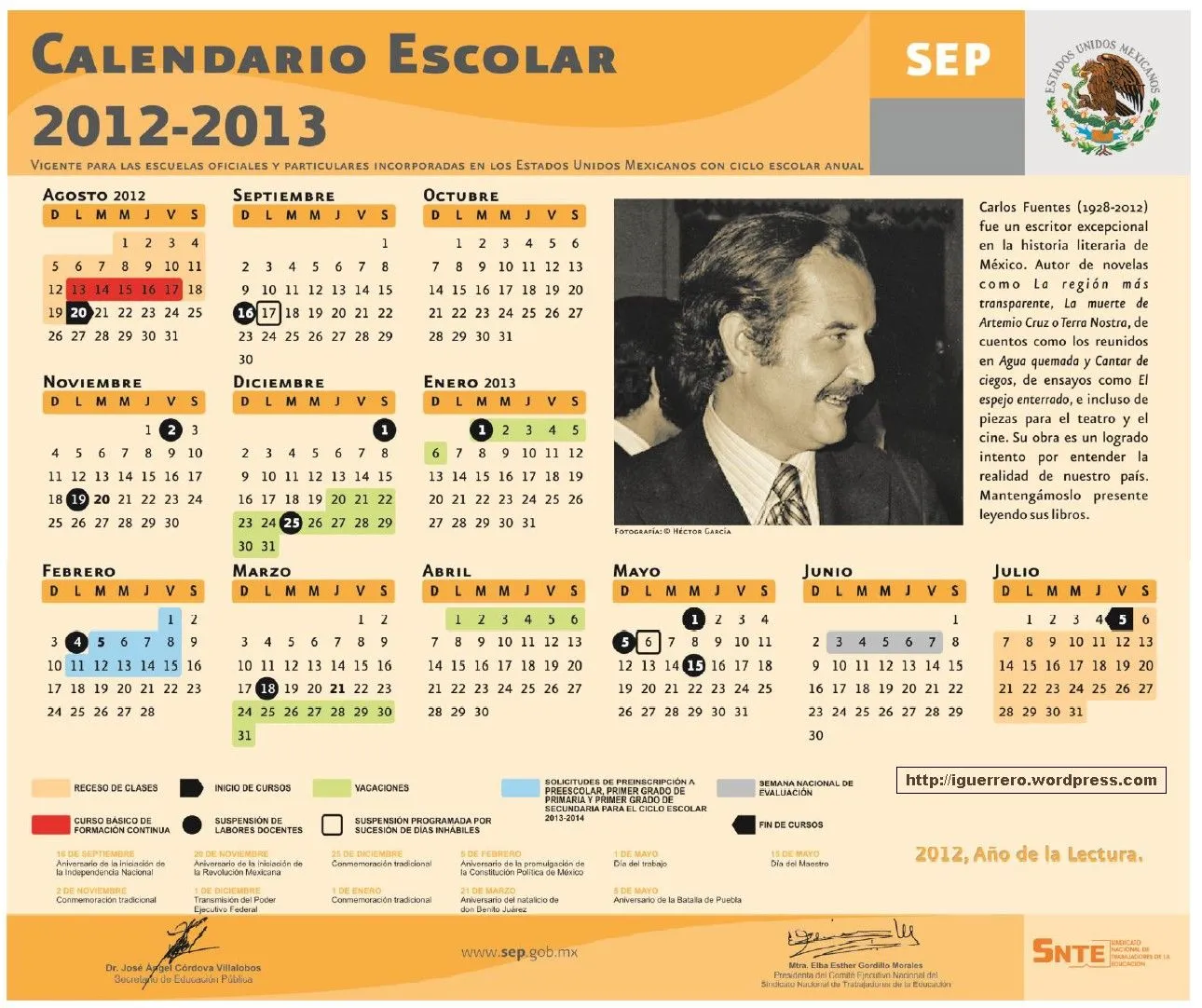 INSPECCION DE ESCUELAS SECUNDARIAS GENERALES ZONA 6: CALENDARIO ... INSPECCION DE ESCUELAS SECUNDARIAS GENERALES ZONA 6: CALENDARIO ...