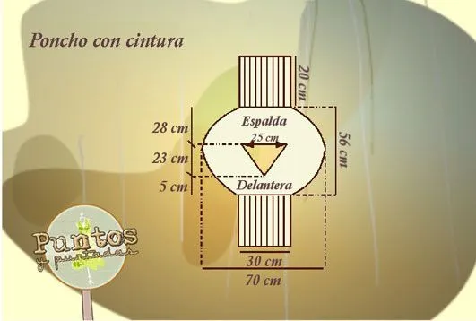 Inspirabiate: Poncho con cintura