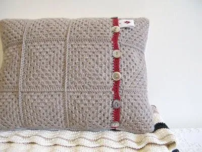 inspiración hecha a mano: Cojines de crochet inspiración hecha a mano: Cojines de crochet