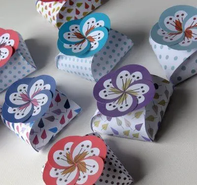 inspiración hecha a mano: Plantillas de cajas de papel