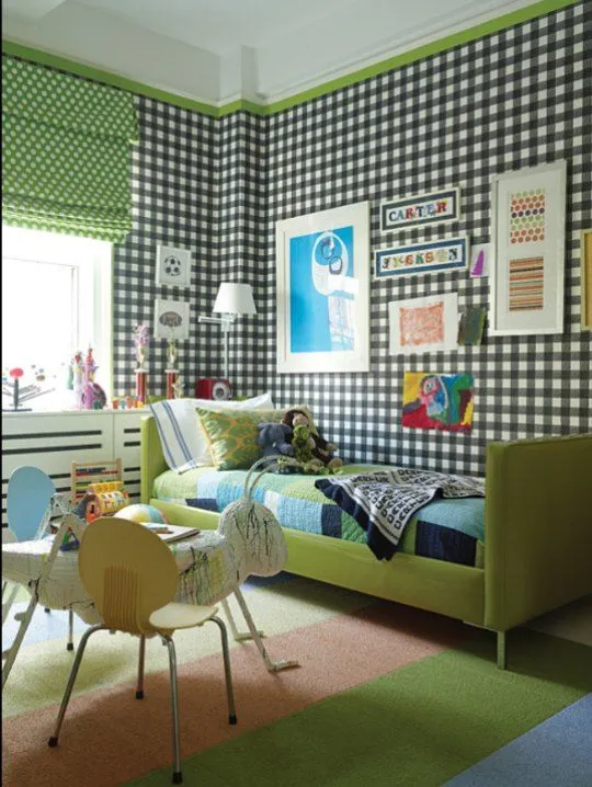 Inspiración papel pintado a cuadros | Decoración Hogar, Ideas y ... Inspiración papel pintado a cuadros | Decoración Hogar, Ideas y ...