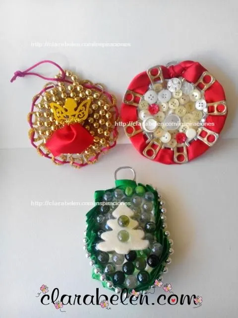 Inspiraciones: manualidades y reciclaje | Adornos navideños con ... Inspiraciones: manualidades y reciclaje | Adornos navideños con ...