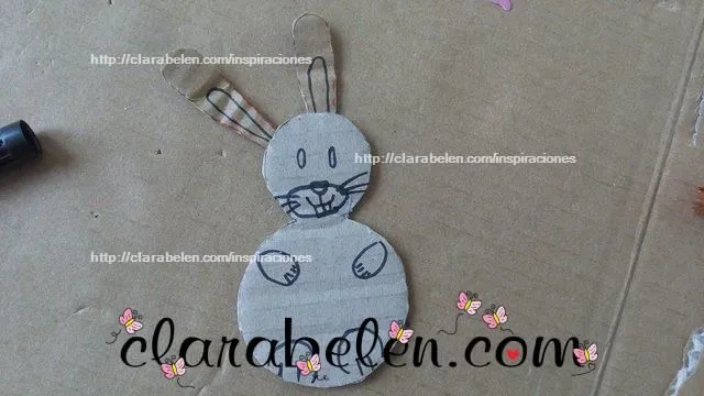 Inspiraciones: manualidades y reciclaje | Cómo hacer un conejo ...