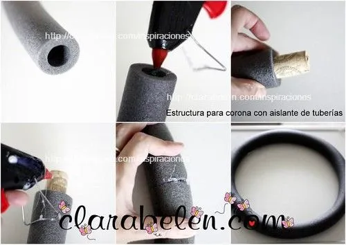 Inspiraciones: manualidades y reciclaje | Cómo hacer una corona de ...