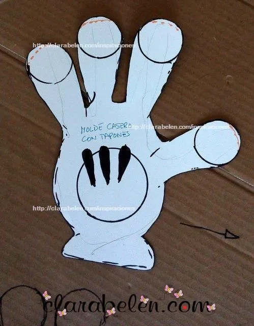 Inspiraciones: manualidades y reciclaje | Cómo dibujar el guante ... Inspiraciones: manualidades y reciclaje | Cómo dibujar el guante ...