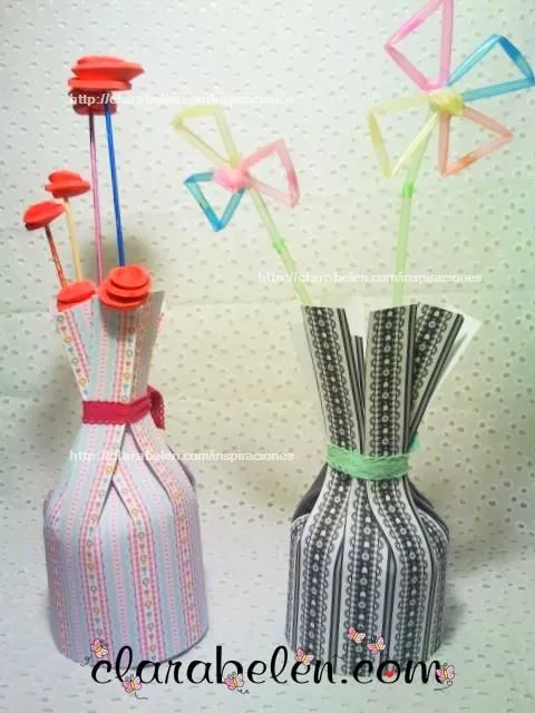Inspiraciones: manualidades y reciclaje | Jarrones fáciles de ... Inspiraciones: manualidades y reciclaje | Jarrones fáciles de ...