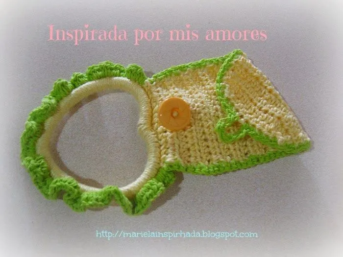 Inspirada por mis amores: RETO Nº 48 PORTA TOALLA EN CROCHET Y PREMIO