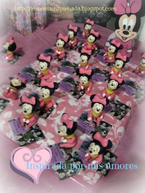 Inspirada por mis amores: SOUVENIRS MINNIE BABY