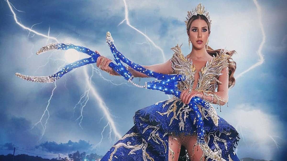 Inspirado en el Relámpago del Catatumbo: el traje típico de Venezuela para el Miss Universo | NTN24.COM Inspirado en el Relámpago del Catatumbo: el traje típico de Venezuela para el Miss Universo | NTN24.COM