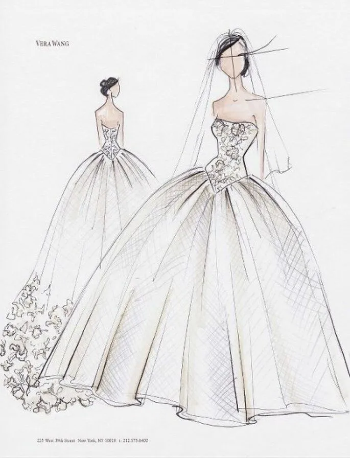 Bocetos vestidos cortos - Imagui