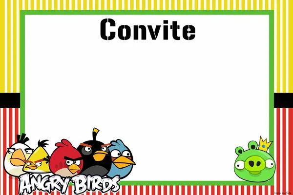 Inspire sua festa » Kit festa digital gratuito no tema Angry Birds Inspire sua festa » Kit festa digital gratuito no tema Angry Birds