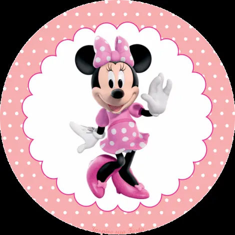 Minnie Rosa – Kit festa infantil grátis para imprimir |