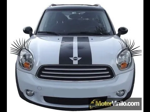 Instalación de franjas de vinilo para coche tipo Mini Cooper o ...