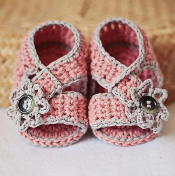 Instant download - Baby Booties Crochet PATTERN (pdf file ... Instant download - Baby Booties Crochet PATTERN (pdf file ...