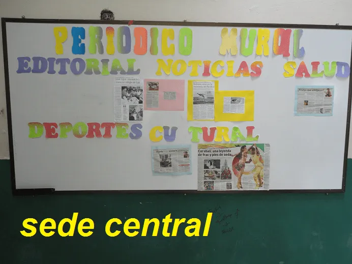 INSTITUCIÓN EDUCATIVA JOSÉ HOLGUÍN GARCÉS: PRERIÓDICO MURAL INSTITUCIÓN EDUCATIVA JOSÉ HOLGUÍN GARCÉS: PRERIÓDICO MURAL