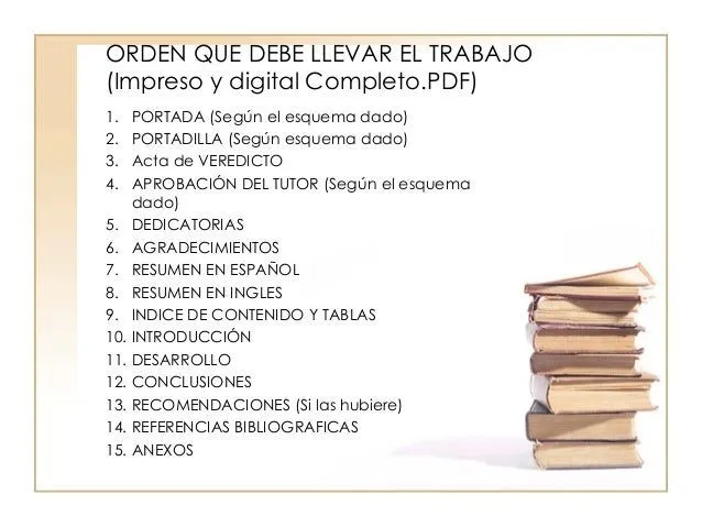 Instructivo para la presentacion y entrega del trabajo Instructivo para la presentacion y entrega del trabajo