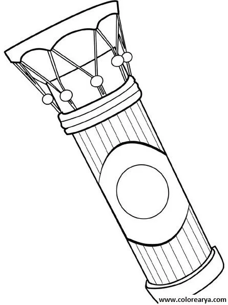 Instrumento musical para colorear - Imagui