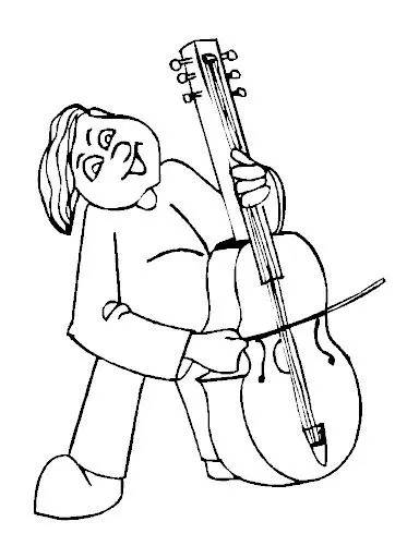 INSTRUMENTOS DE CUERDA LAMINAS PARA PINTAR