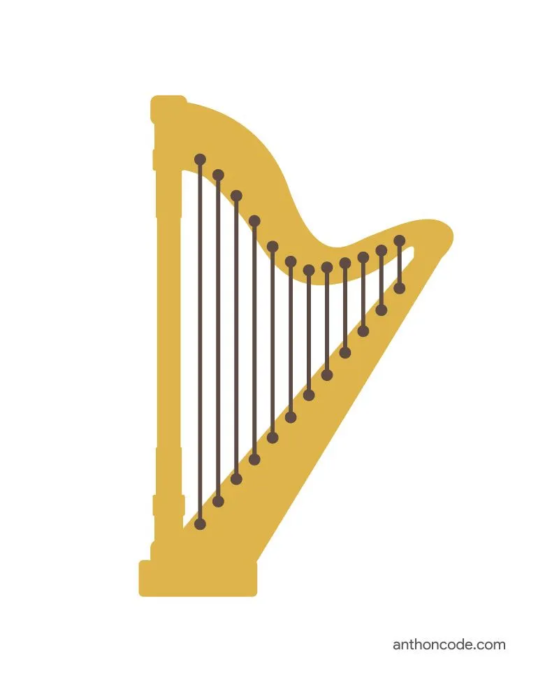 Instrumentos musicales para colorear e imprimir en PDF + Vector Instrumentos musicales para colorear e imprimir en PDF + Vector