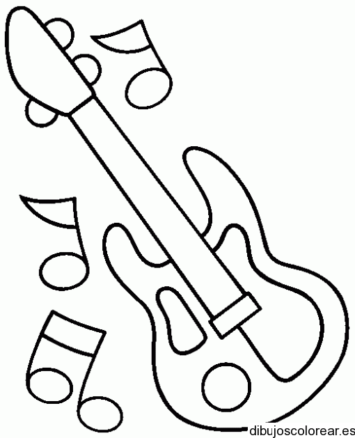 Guitarras | Dibujos para Colorear