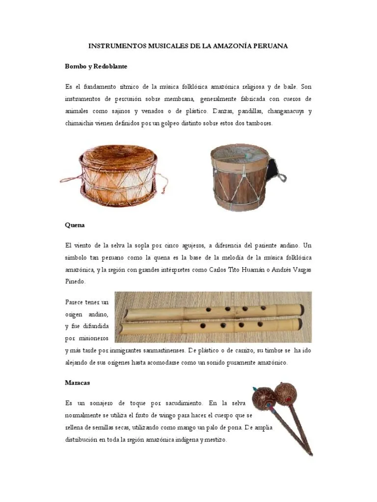 Instrumentos Musicales de La Selva | PDF | Instrumentos musicales | Guitarras Instrumentos Musicales de La Selva | PDF | Instrumentos musicales | Guitarras