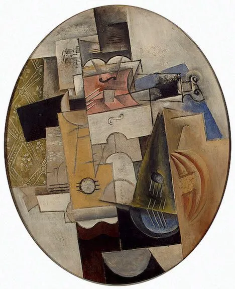 instrumentos musicales", óleo sobre lienzo de Pablo Picasso (1881 ... instrumentos musicales", óleo sobre lienzo de Pablo Picasso (1881 ...