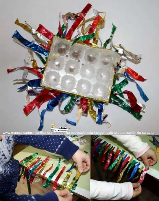 Instrumentos navideños reciclados - Manualidades Infantiles