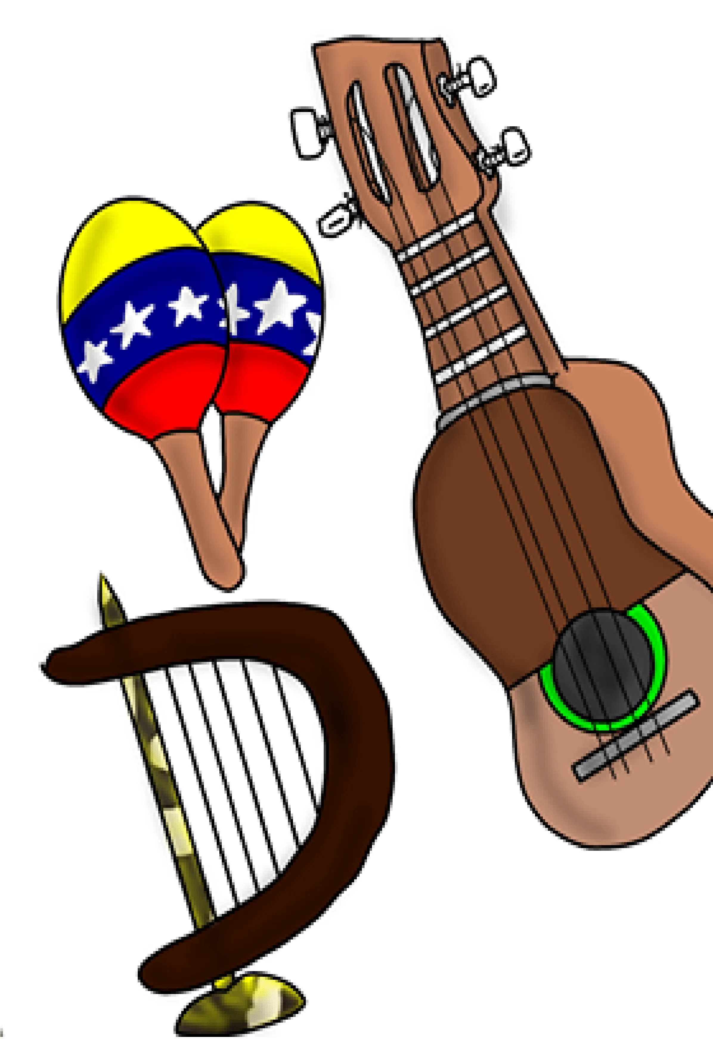 Instrumentos y vestimenta joropo. (Dibujos y Procedimiento). — Steemit Instrumentos y vestimenta joropo. (Dibujos y Procedimiento). — Steemit