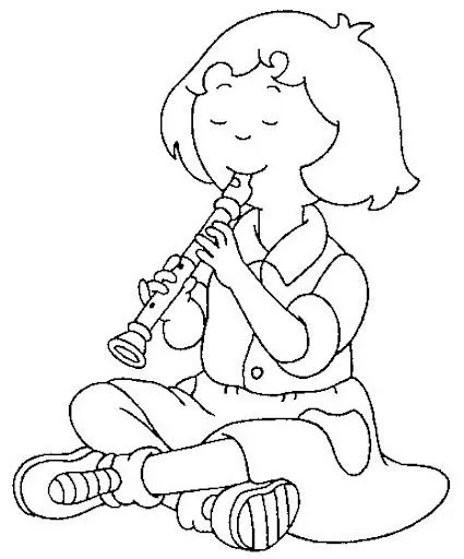 INSTRUMENTOS DE VIENTO PARA COLOREAR | Dibujos para colorear INSTRUMENTOS DE VIENTO PARA COLOREAR | Dibujos para colorear