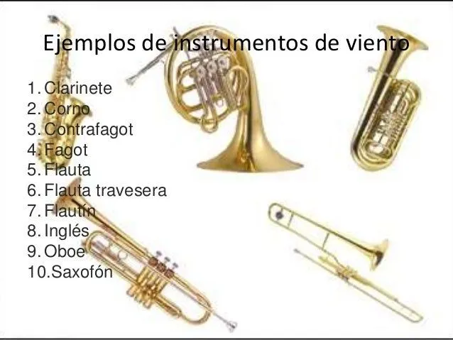 Instrumentos de viento imagenes con nombres - Imagui