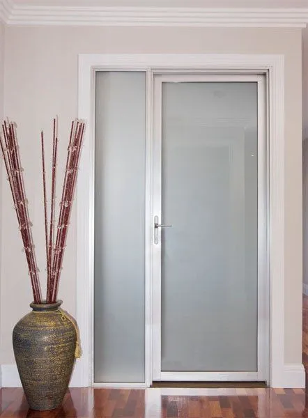 interior de aluminio puerta de vidrio esmerilado-Puerta ...